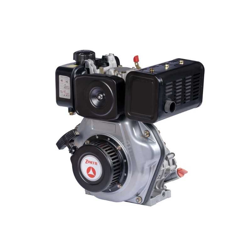 Complete diesel engine ZANETTI ZDM73L2V 246cc 3.3 kW horizontal shaft 19.05 mm