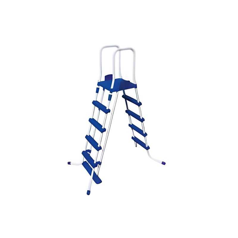 AXEL metal pool ladder, rust-resistant, easy to assemble, 132 cm