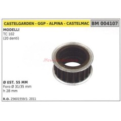 Puleggia per rasaerba tosaerba tagliaerba TC 102 20 denti ALPINA 004107 | NewgardenParts.com