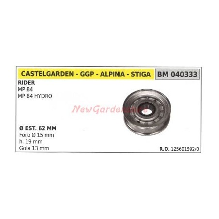 Puleggia per trattorino rasaerba tosaerba tagliaerba rider MP 84 GGP 040333 | NewgardenParts.com