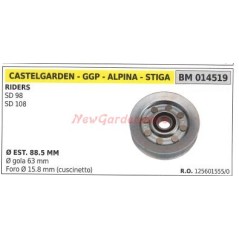 Polea para tractor de césped de conductor sentado SD 98 SD 108 014519