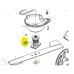 ORIGINAL ACTIVE 051684 5333SA Rasenmähermessernabe | NewgardenParts.com
