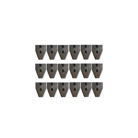 BU401100103 SET OF 18 MINOR BLADES AND SCREWS 8391002 ORIGINAL ELIET | NewgardenParts.com