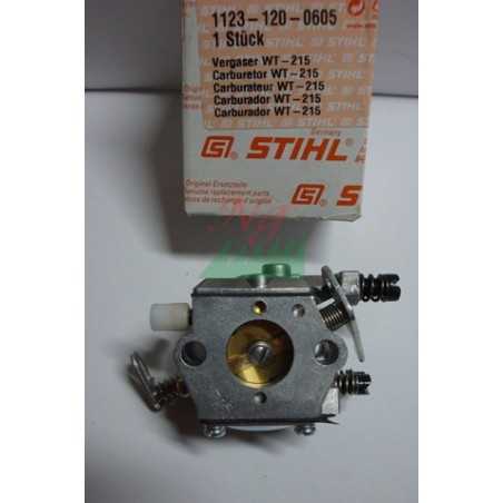 Carburetor WT-215 chainsaw models MS210 ORIGINAL STIHL 11231200605 | NewgardenParts.com