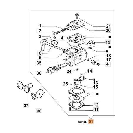 Carburateur WT-705A modèles de tronçonneuses 932C ORIGINAL EMAK 2318633R | NewgardenParts.com