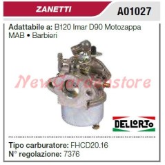 Carburatore ZANETTI motozappa B120 imar D90 A01027 | NewgardenParts.com