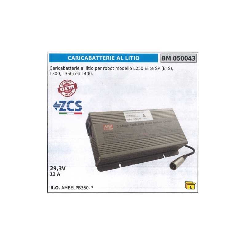 Cargador de batería de litio para robot L250 ELITE SP ZUCCHETTI 29,3 V 12 A 050043