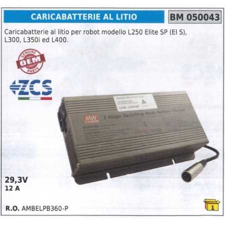 Lithium battery charger for robot L250 ELITE SP ZUCCHETTI 29.3 V 12 A 050043 | NewgardenParts.com