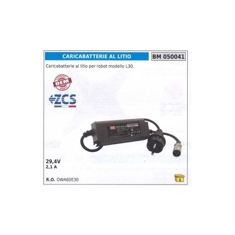 Cargador de batería de litio para robot L30 ZUCCHETTI 29,4 V 2,1 A 050041