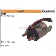 Relè solenoide MAORI motore rider MP 824M (196cc) 12v- 2 poli + CAVI 034978 | NewgardenParts.com