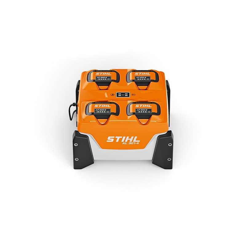 Chargeur multi-batteries STIHL AL301-4 230 V pour recharger jusqu'à 4 batteries