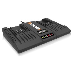 Caricabatterie rapido Dual Port WA3883 per batteria al litio 20V WORX | NewgardenParts.com