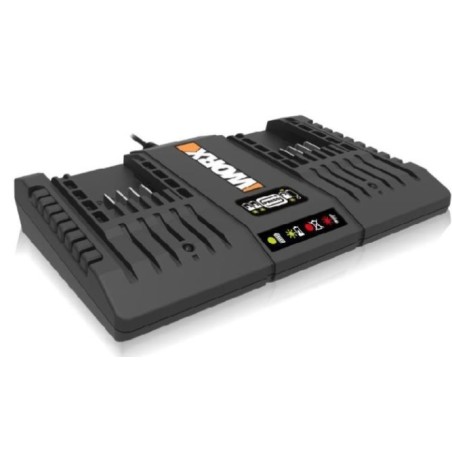 Caricabatterie rapido Dual Port WA3883 per batteria al litio 20V WORX | NewgardenParts.com