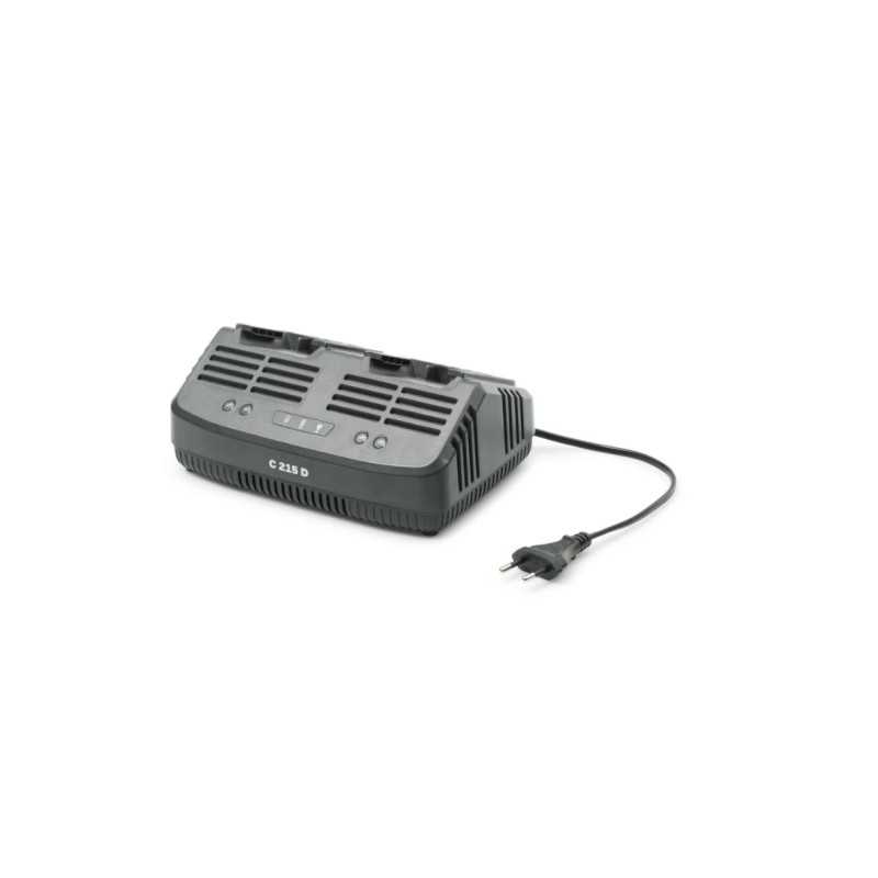 Cargador estándar doble STIGA C 215 D 20 V capacidad de carga 2 A