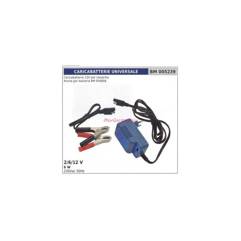 Chargeur universel 12 V pour tondeuses 2/6/12 V 6W 230vac 50Hz 005239
