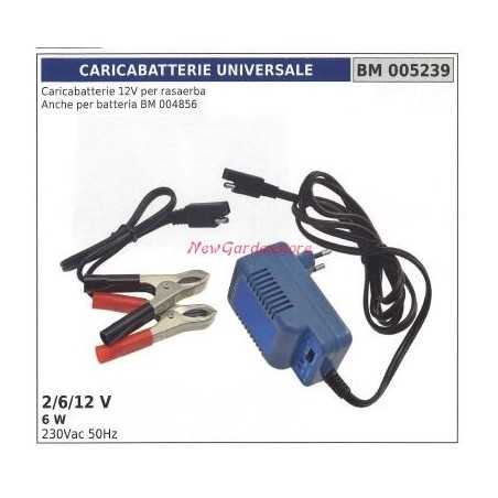Universal-Ladegerät 12 V für Rasenmäher 2/6/12 V 6W 230vac 50Hz 005239 | NewgardenParts.com