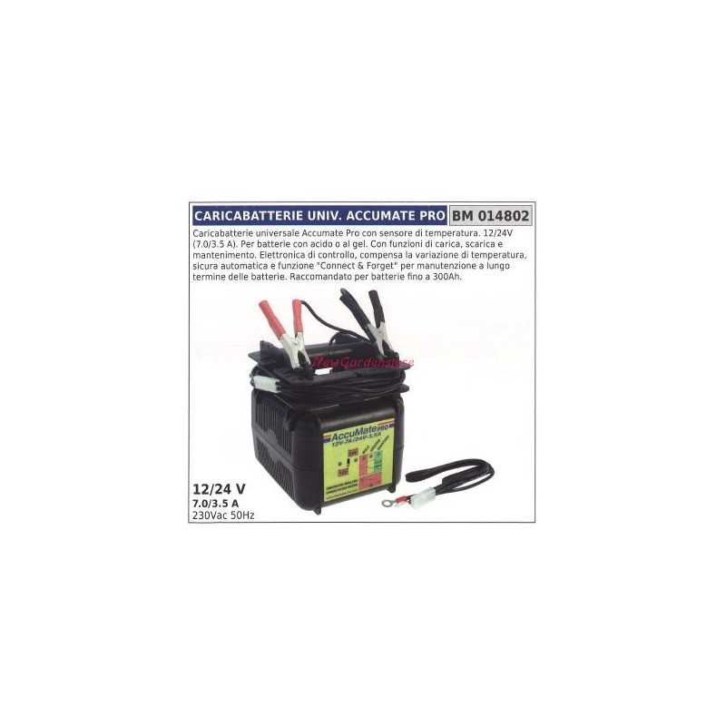 ACCUMATE PRO universal charger with temperature sensor 12/24V 014802