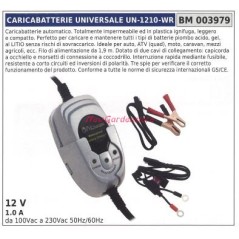 Universal charger un-1210-wr 12v 1.0 a 100Vac to 230Vac 50760hz 003979 | NewgardenParts.com