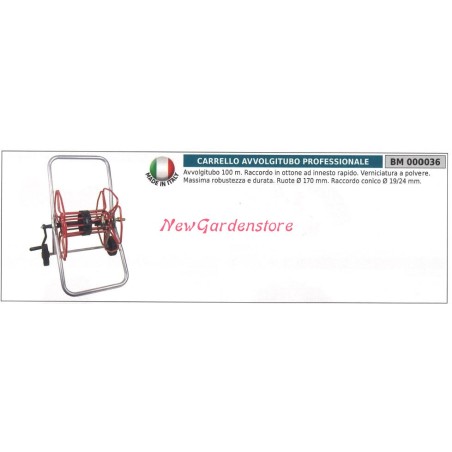 Carrello Avvolgitubo professionale UNIVERSALE 000036 | NewgardenParts.com