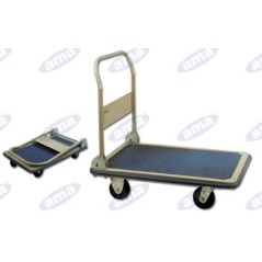 Chariot à plate-forme capacité 150 kg modèle pliant 480x734 mm - 31206