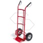 Carrello portatutto 110x42x42cm portata 150kg ruote pneumatiche manopole gomma