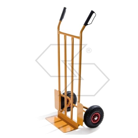 Carrello portatutto 110x57x48cm portata 200kg ruote pneumatiche manopole gomma | NewgardenParts.com