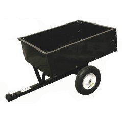 Carrello ribaltabile in metallo trattorino 103 x 78 x 32 cm sponda estraibile | NewgardenParts.com