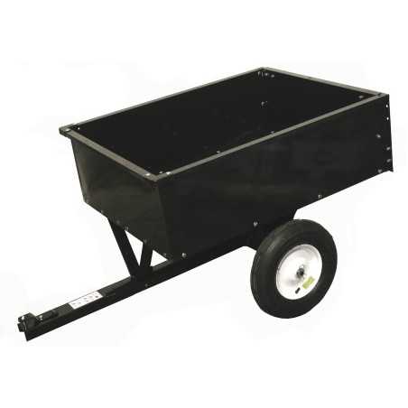 103 x 78 x 32 cm ausziehbarer Rasentraktorwagen aus Metall | NewgardenParts.com
