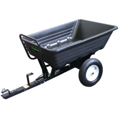 Carrello ribaltabile vasca in pvc trattorino 112x85x28 cm portata massima 230 kg | NewgardenParts.com