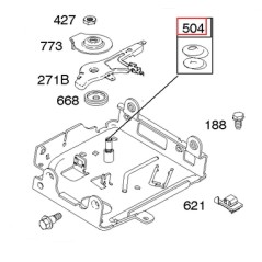 Original BRIGGS & STRATTON Rasenmähermotor-Unterlegscheibe 695383 | NewgardenParts.com
