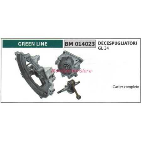 Crankcase Engine Shaft GREEN LINE brushcutter GL 34 engine 014023 | NewgardenParts.com
