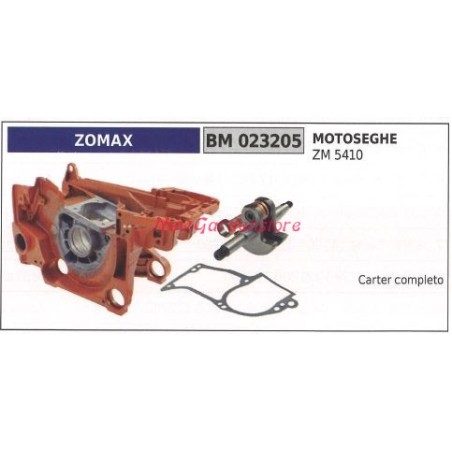 Carter Albero motore ZOMAX motosega ZM 5410 023205 | NewgardenParts.com