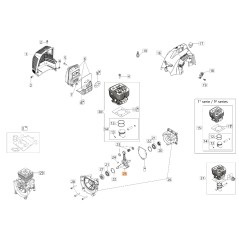 Albero motore ORIGINALE OLEOMAC per unita' motore BC 300 D 61280004R | NewgardenParts.com