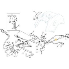 KIT DE VARILLA KIT ADELANTE/ATRÁS NJ92HYG ORIGINAL STIGA - 382000578/0