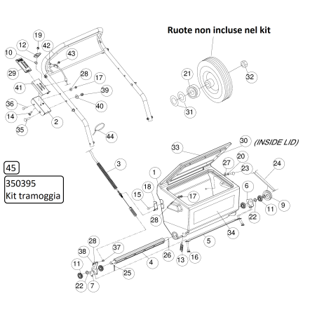 Original Billy Goat AR350395 Auto-Drop Seeder Trichter | NewgardenParts.com