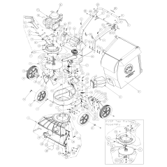 DOOR EXHAUST ASSY RAW AR890148-01 ORIGINAL BILLY GOAT