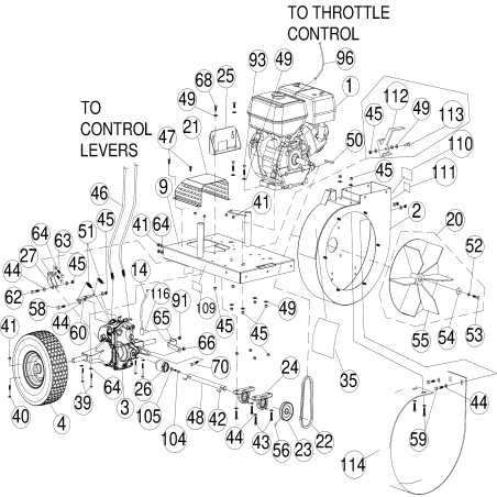 Kabelsteuerantrieb AR831227 Original Billy Goat | NewgardenParts.com