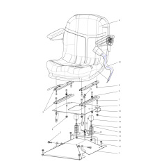 Seat belt A 5073.019 AR80087304 ORIGINAL BILLY GOAT | NewgardenParts.com