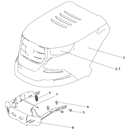 Ressort 0-9746-472 AR80094533 CHÈVRE BILLY ORIGINAL | NewgardenParts.com