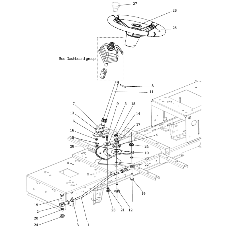Cobo PP031 AR80094256 Perilla de control BILLY GOAT ORIGINAL