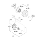 FERRIS 7/16-14 HEXAGON FLANGE NUT TWO-WAY LK GA BLK LR1930650 ORIGINAL