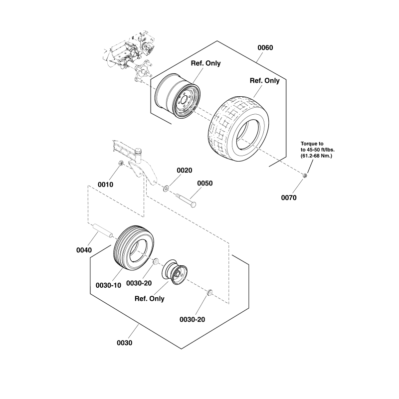 HHCS, 7/16-14X7.0 GRADO 5 LR80082007 ORIGINAL FERRIS