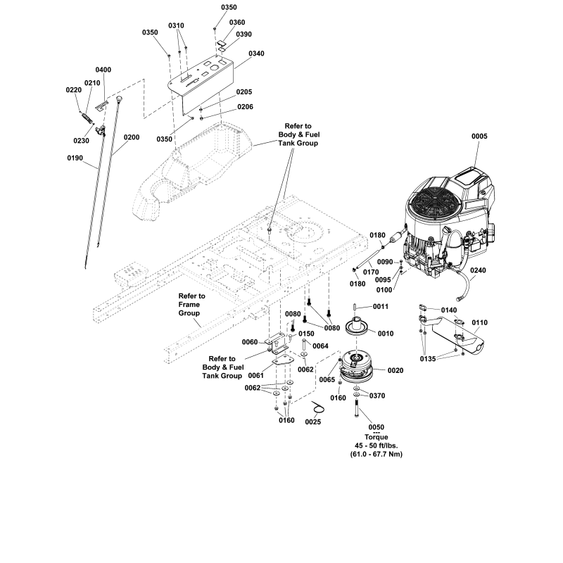 VITE, 1/4-20X0.625 LR703054 ORIGINALE FERRIS
