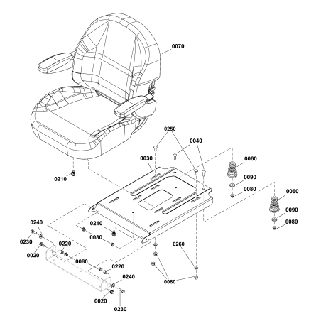 Feder, Sitz LR1717051SM ORIGINAL FERRIS | NewgardenParts.com