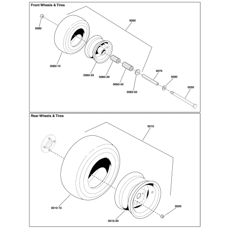 PNEUMATICO ASM, 13X6.5-6, CUSCINETTO A RULLI LR5106562 ORIGINALE FERRIS | NewgardenParts.com