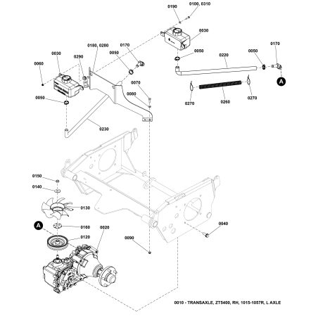 HYDRAULIC HOSE LR84005243 GENUINE FERRIS | NewgardenParts.com