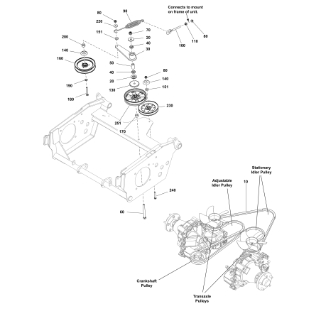 PULLEY-IDLER-V LR5102093YP ORIGINAL FERRIS | NewgardenParts.com