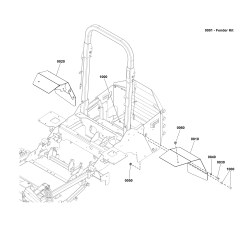 KIT, PARAFANGHI UE, ISX3300CE LR5601372 ORIGINALE FERRIS