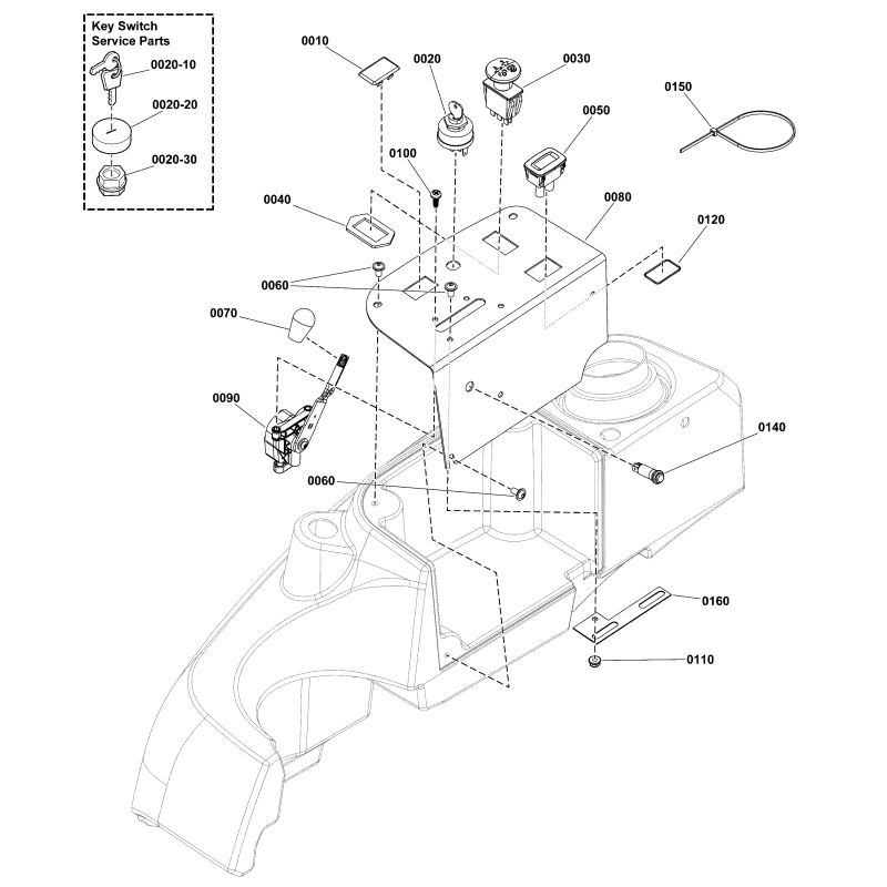 Commande électronique des gaz LR5109447 d'origine Ferris