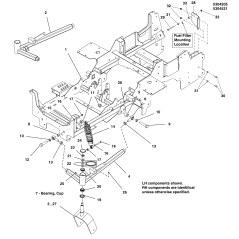WELD, FRONT ARM, RH, IS2600Z - RED LR5414712B GENUINE FERRIS